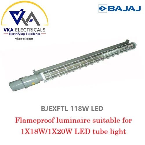 BAJAJ FLAMEPROOF LED TUBE LIGHT FITTING 1X18/20W